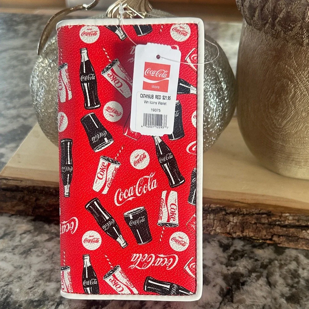 Coca Cola Red and Black Bottle Pattern Phone Cover